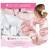Brushworks HD 4 Pink & White Satin Hair Scrunchies Large